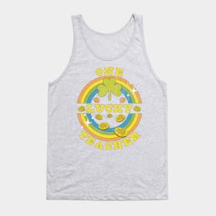 One Lucky Teacher St Patrick's Day Tank Top